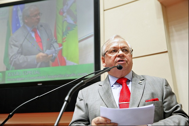 Ex-deputado Vânio na Alesc / Foto: Fábio Queiroz / Agência AL
